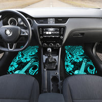 Hawaii Ukulele Car Mats Polynesian Pattern Turquoise Version LT01 - Polynesian Pride