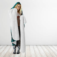 Hawaii Ukulele Hooded Blanket Polynesian Pattern Turquoise Version LT01 - Polynesian Pride