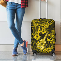 Hawaii Ukulele Luggage Cover Polynesian Pattern Yellow Version LT01 - Polynesian Pride