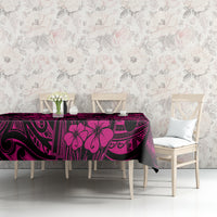 Hawaii King Kamehameha Tablecloth Polynesian Pattern Pink Version LT01 - Polynesian Pride