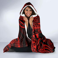 Hawaii King Kamehameha Hooded Blanket Polynesian Pattern Red Version LT01 - Polynesian Pride