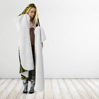 Hawaii King Kamehameha Hooded Blanket Polynesian Pattern Yellow Version LT01 - Polynesian Pride