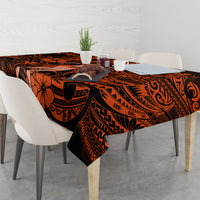 Hawaii Hula Girl Tablecloth Polynesian Pattern Orange Version LT01 - Polynesian Pride