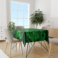 Hawaii Shaka Sign Tablecloth With Polynesian Hibiscus Green Unique LT01 - Polynesian Pride
