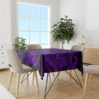 Hawaii Shaka Sign Tablecloth Polynesian Pattern Purple Version LT01 - Polynesian Pride