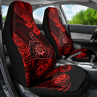 Hawaii Shaka Sign Car Seat Cover Polynesian Pattern Red Version LT01 - Polynesian Pride