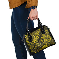 Hawaii Shaka Sign Shoulder Handbag Polynesian Pattern Yellow Version LT01 - Polynesian Pride