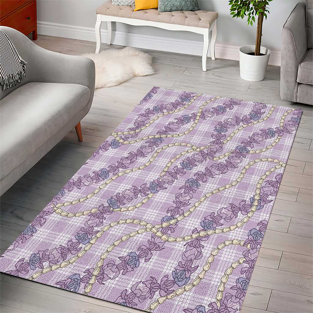 Pua Kalaunu Lei Area Rug Palaka Pattern