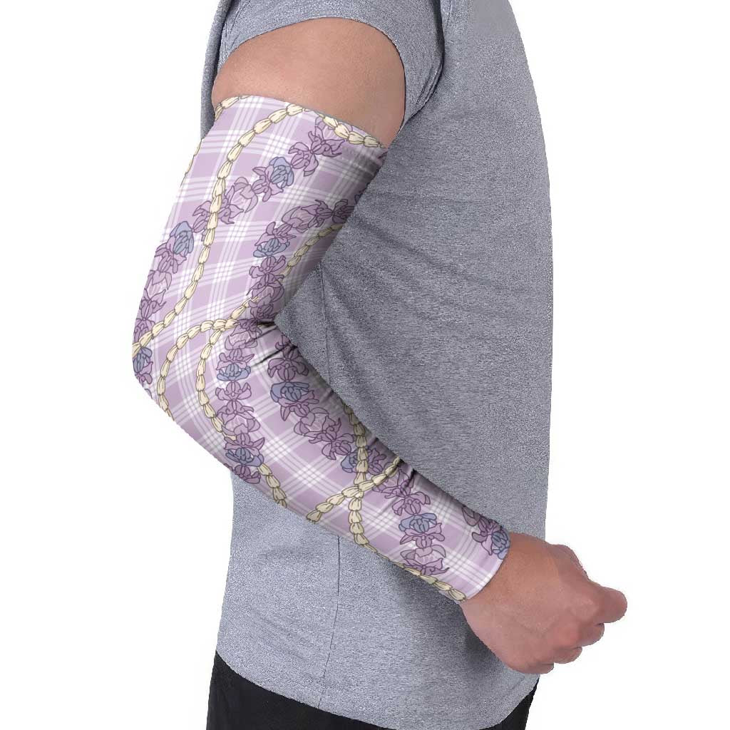 Pua Kalaunu Lei Arm Sleeves Palaka Pattern