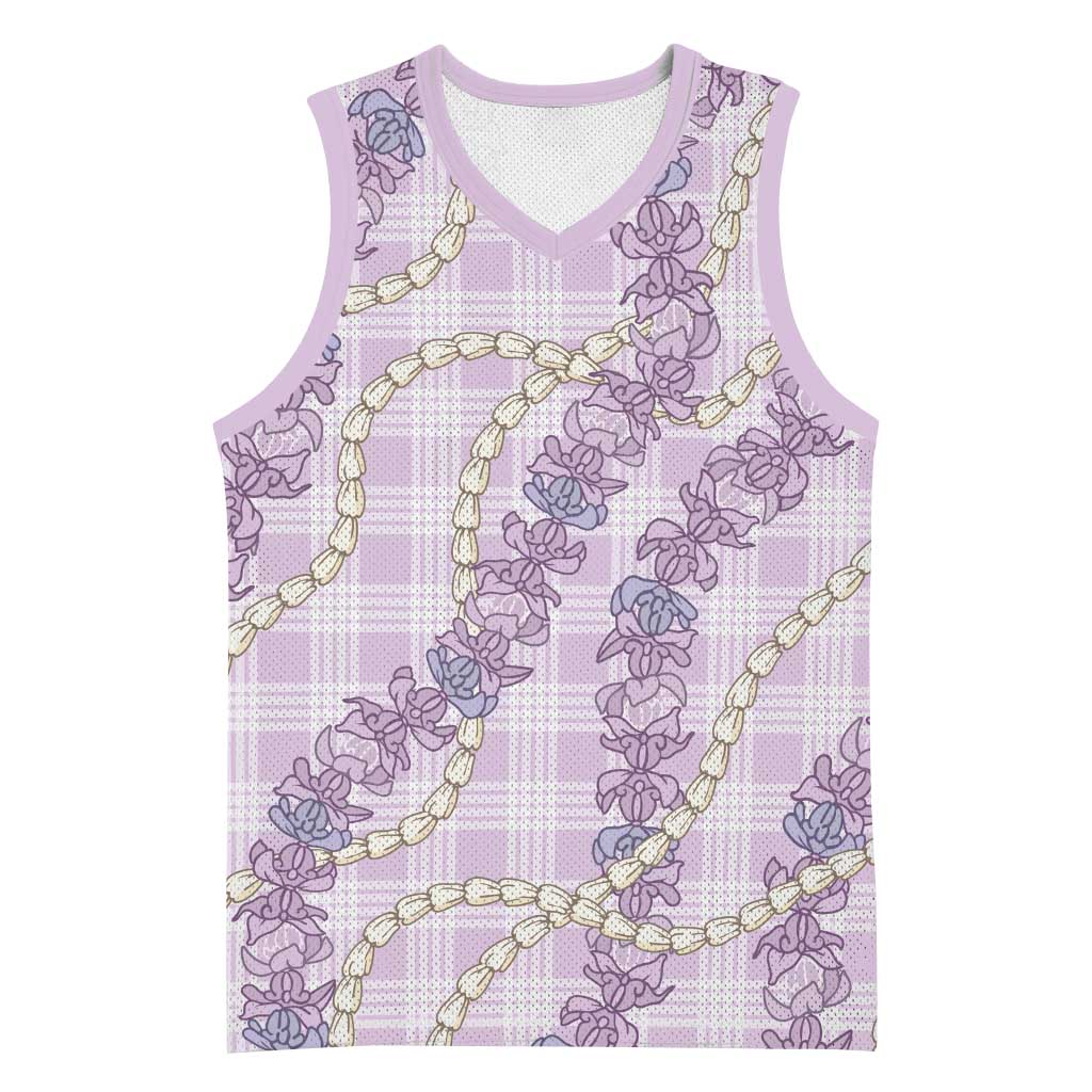 Pua Kalaunu Lei Basketball Jersey Palaka Pattern