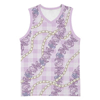 Pua Kalaunu Lei Basketball Jersey Palaka Pattern