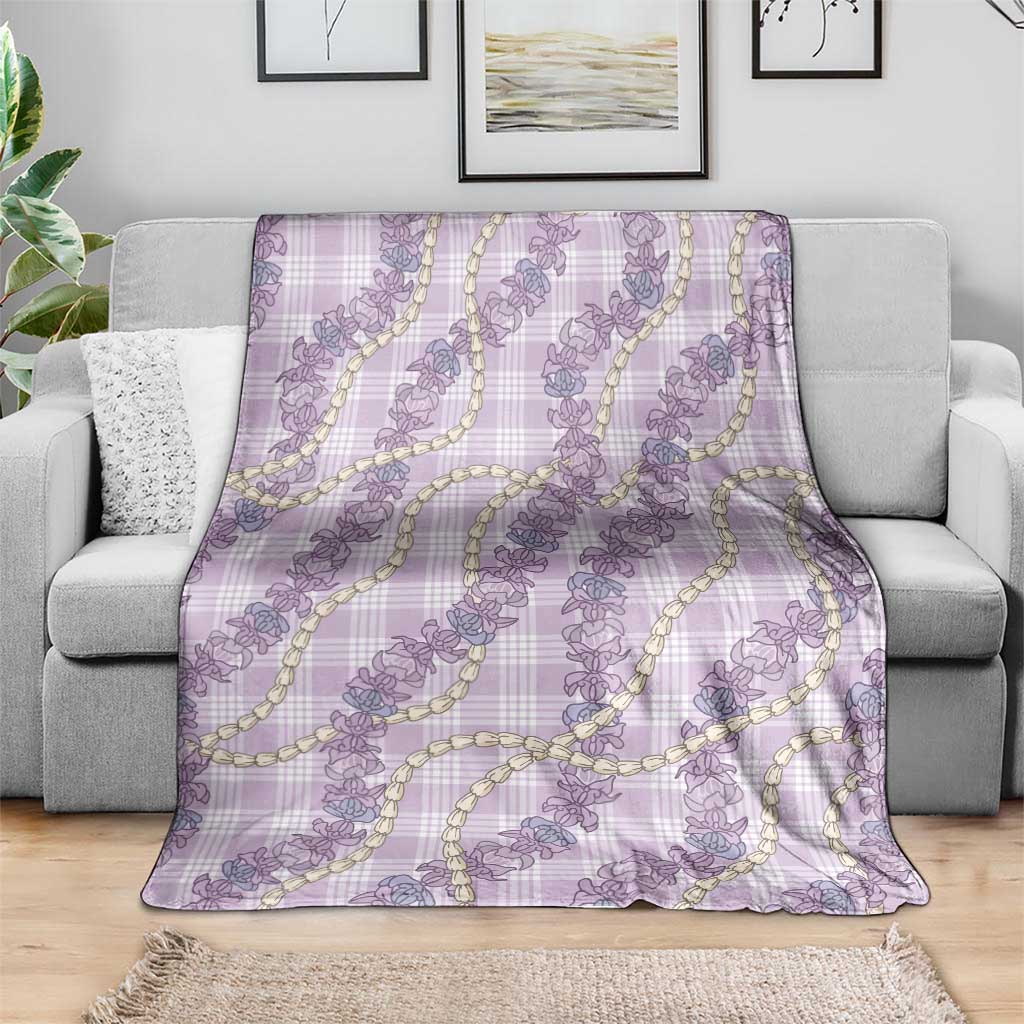 Pua Kalaunu Lei Blanket Palaka Pattern