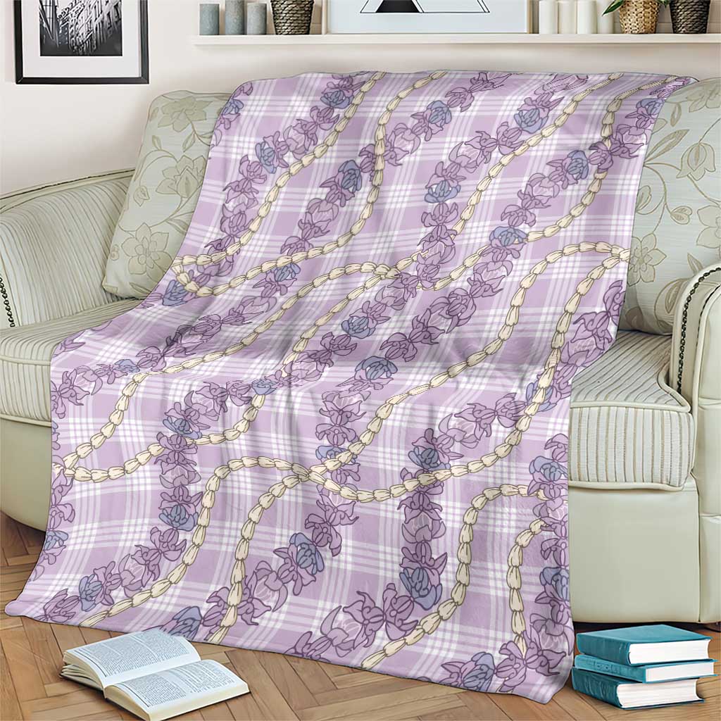 Pua Kalaunu Lei Blanket Palaka Pattern