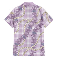 Pua Kalaunu Lei Family Matching Off Shoulder Maxi Dress and Hawaiian Shirt Palaka Pattern LT01 - Polynesian Pride