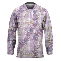 Pua Kalaunu Lei Hockey Jersey Palaka Pattern