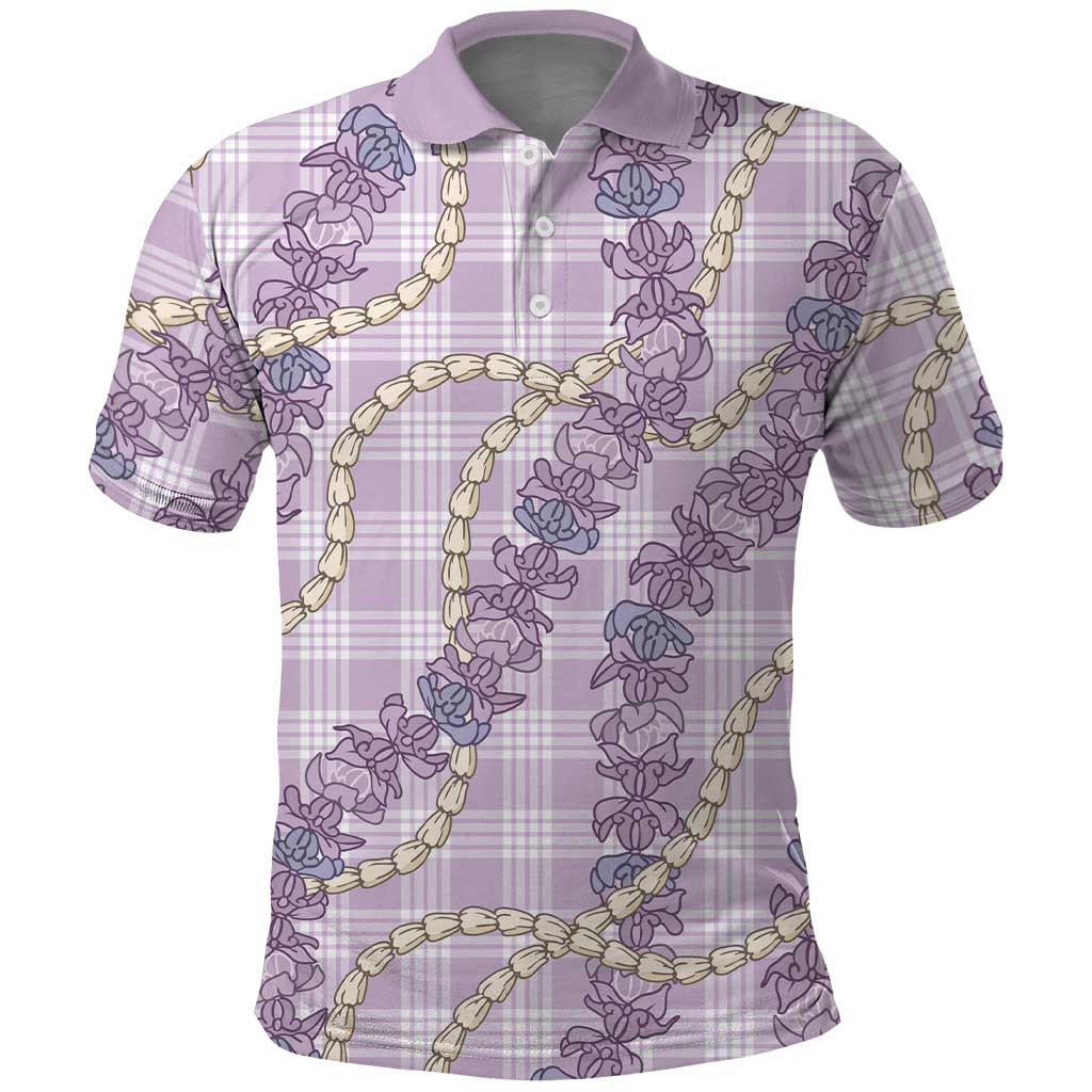 Pua Kalaunu Lei Polo Shirt Palaka Pattern