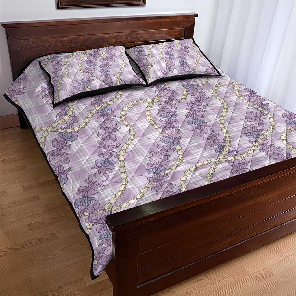 Pua Kalaunu Lei Quilt Bed Set Palaka Pattern