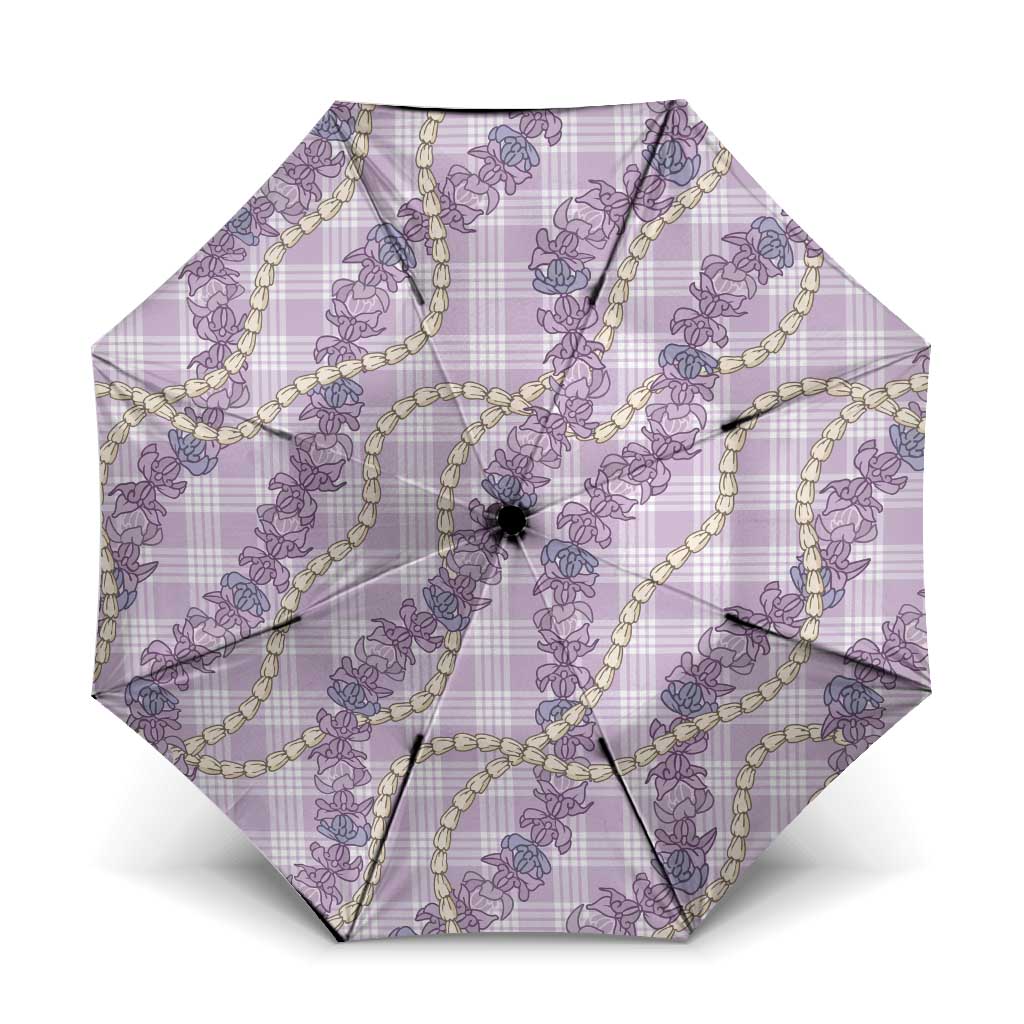 Pua Kalaunu Lei Umbrella Palaka Pattern