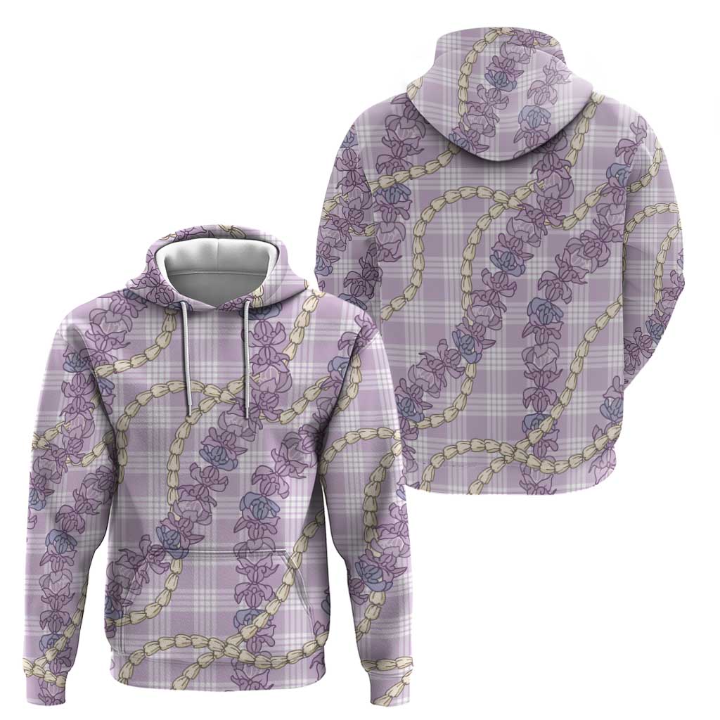 Pua Kalaunu Lei Zip Hoodie Palaka Pattern