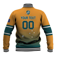 Custom Rugby Australia Baseball Jacket Junior Wallabies Go Champions