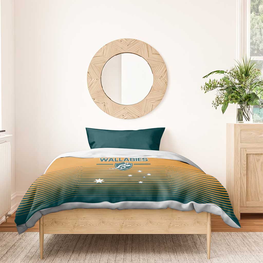 Rugby Australia Bedding Set Junior Wallabies Go Champions