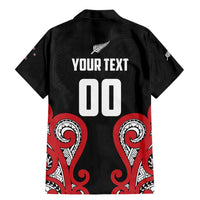 Custom Rugby New Zealand Family Matching Mermaid Dress and Hawaiian Shirt Baby Black Go Champions LT01 - Polynesian Pride
