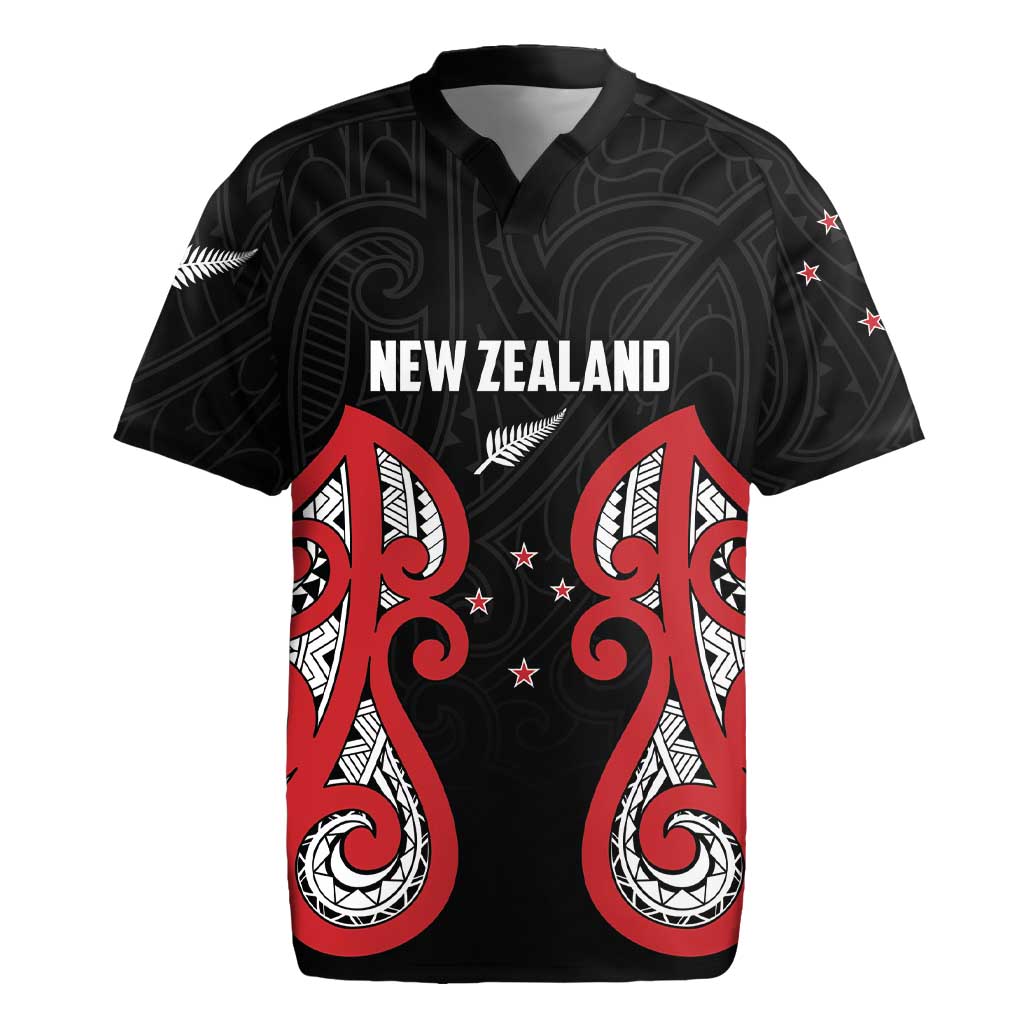 Custom Rugby New Zealand Rugby Jersey Baby Black Go Champions