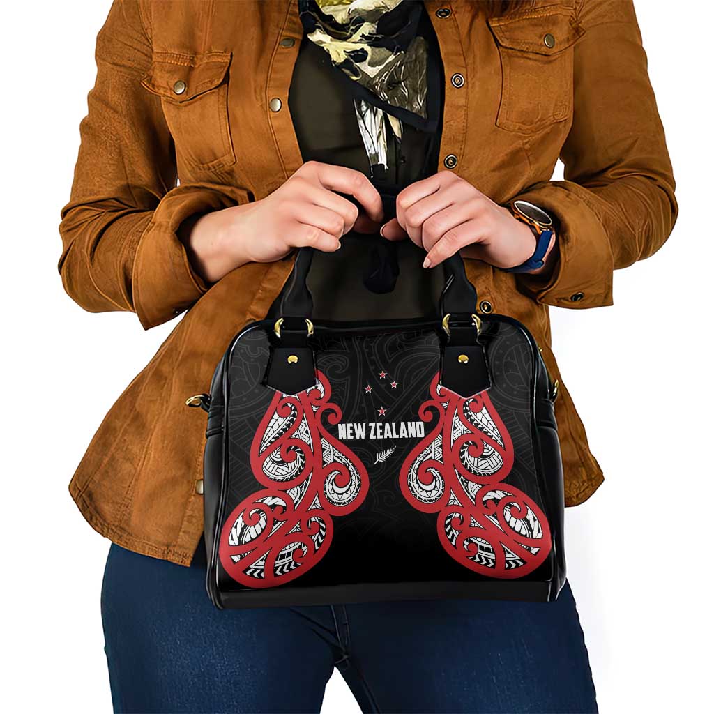 Rugby New Zealand Shoulder Handbag Baby Black Go Champions