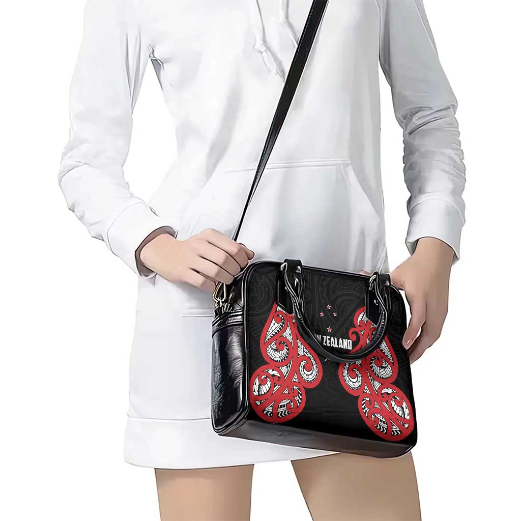 Rugby New Zealand Shoulder Handbag Baby Black Go Champions