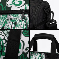 Monstera Plumeria Flowers Green Duffle Bag Polynesian Pattern LT01 - Polynesian Pride