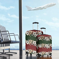 Hawaiian Hibiscus Christmas Color Luggage Cover Unique LT01 - Polynesian Pride