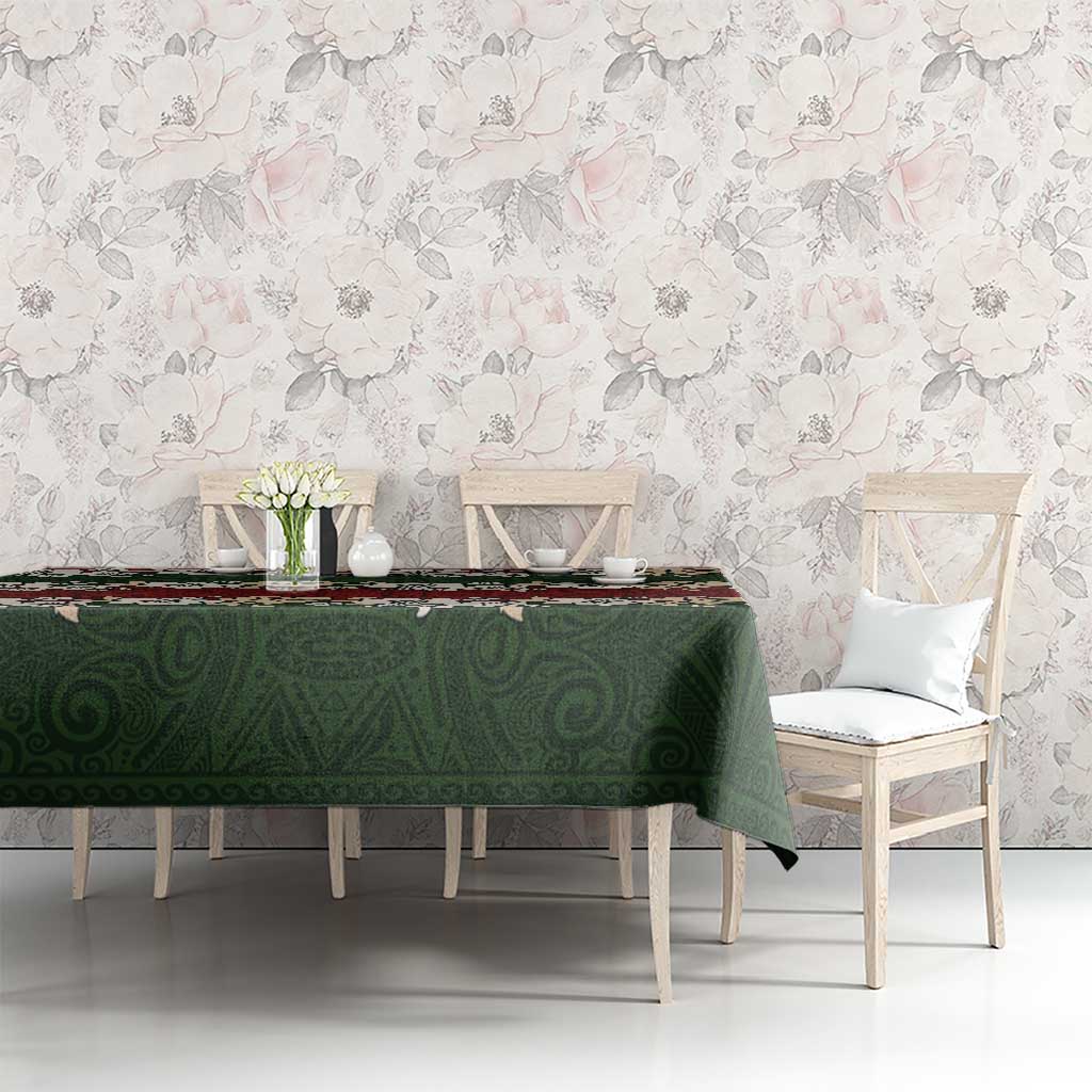 Hawaiian Hibiscus Christmas Color Tablecloth Unique