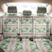 Monstera Tiare Plumeria Lei Pattern Back Car Seat Cover Green Version LT01 - Polynesian Pride