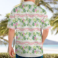 Monstera Tiare Plumeria Lei Pattern Hawaiian Shirt Green Version LT01 - Polynesian Pride