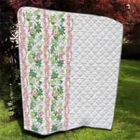 Monstera Tiare Plumeria Quilt Green Polynesian Pattern LT01 - Polynesian Pride