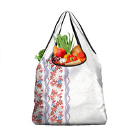 Monstera Tiare Plumeria Grocery Bag Red Polynesian Pattern LT01 1-pack One Size Red - Polynesian Pride