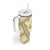 Hawaii Quilt Tumbler With Handle Kakau Polynesian Pattern Gold Version