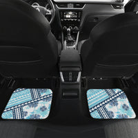 Hawaii Quilt Car Mats Kakau Polynesian Pattern Sky Blue Version LT01 - Polynesian Pride