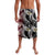 Polynesian Hawaiian Plumeria Tribal Pattern Lavalava Special Wine Red Version
