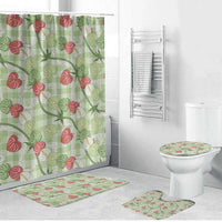 Anthurium Pikake Ti Leaf Palaka Bathroom Set Green Version