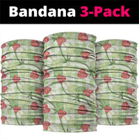 Anthurium Pikake Ti Leaf Palaka Neck Gaiter Green Version