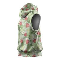 Anthurium Pikake Ti Leaf Palaka Sleeveless Hoodie Green Version