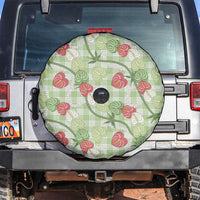 Anthurium Pikake Ti Leaf Palaka Spare Tire Cover Green Version