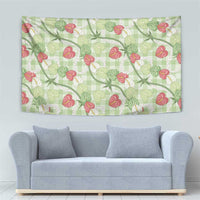Anthurium Pikake Ti Leaf Palaka Tapestry Green Version
