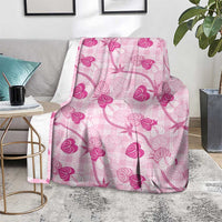 Anthurium Pikake Ti Leaf Palaka Blanket Pink Version