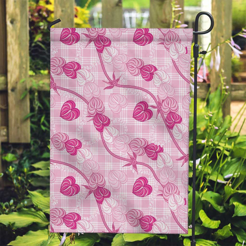 Anthurium Pikake Ti Leaf Palaka Garden Flag Pink Version