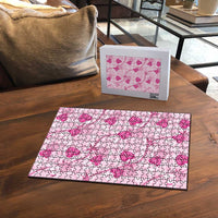 Anthurium Pikake Ti Leaf Palaka Puzzle Pink Version