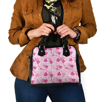 Anthurium Pikake Ti Leaf Palaka Shoulder Handbag Pink Version