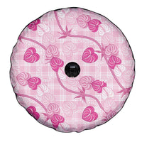 Anthurium Pikake Ti Leaf Palaka Spare Tire Cover Pink Version