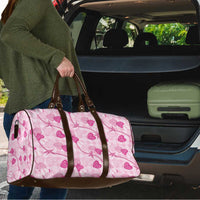 Anthurium Pikake Ti Leaf Palaka Travel Bag Pink Version